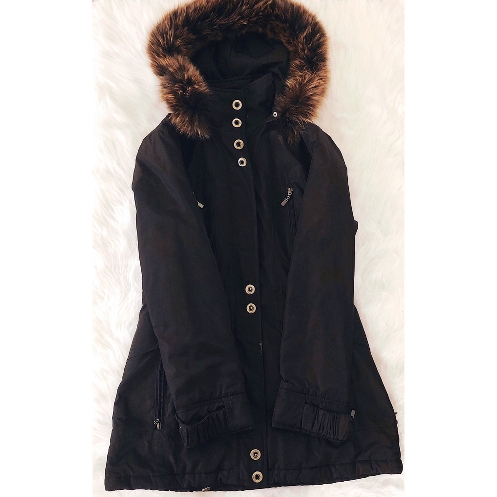 Sachi Collection Down brown winter jacket, size XS